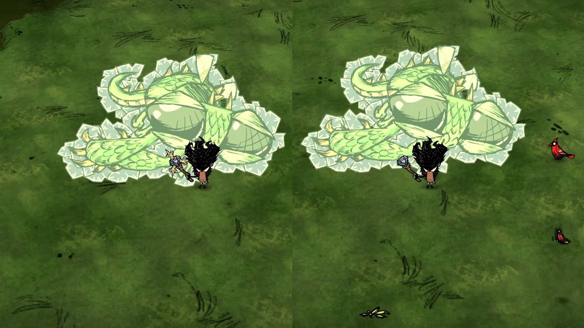 饥荒联机版测试服：奶奶开始卖奶茶了？人物可以泡温泉了？ #饥荒 #游戏 #游戏实况