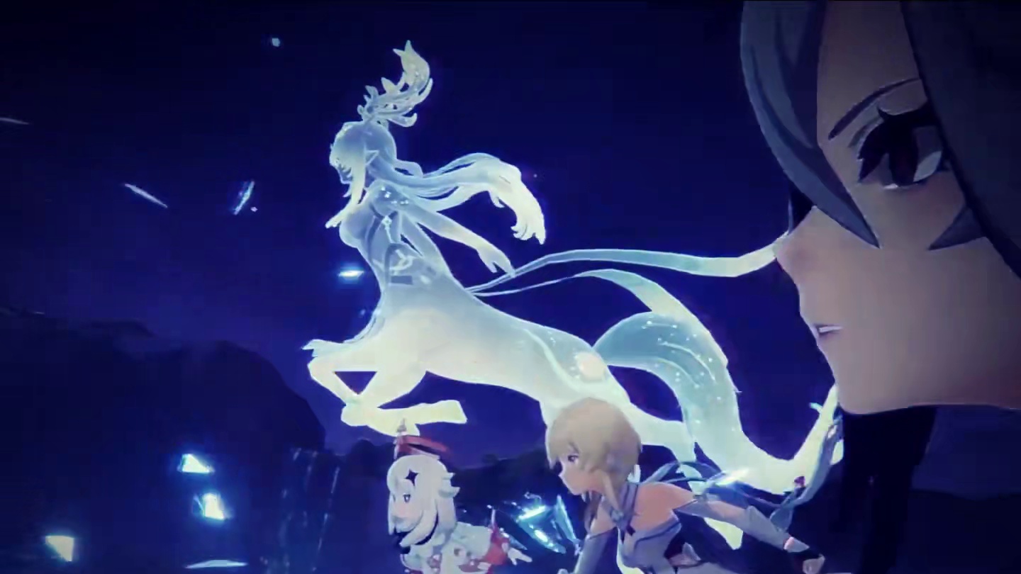 温迪：我没骗你们吧？飞...比跑更快哦~ #原神空月之歌  #原神剧情解析 #原神挪德卡莱 #和我一