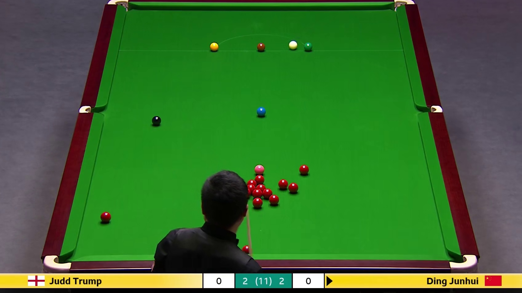 2025斯诺克英锦赛！8进4，丁俊晖VS特鲁姆普，第5局上