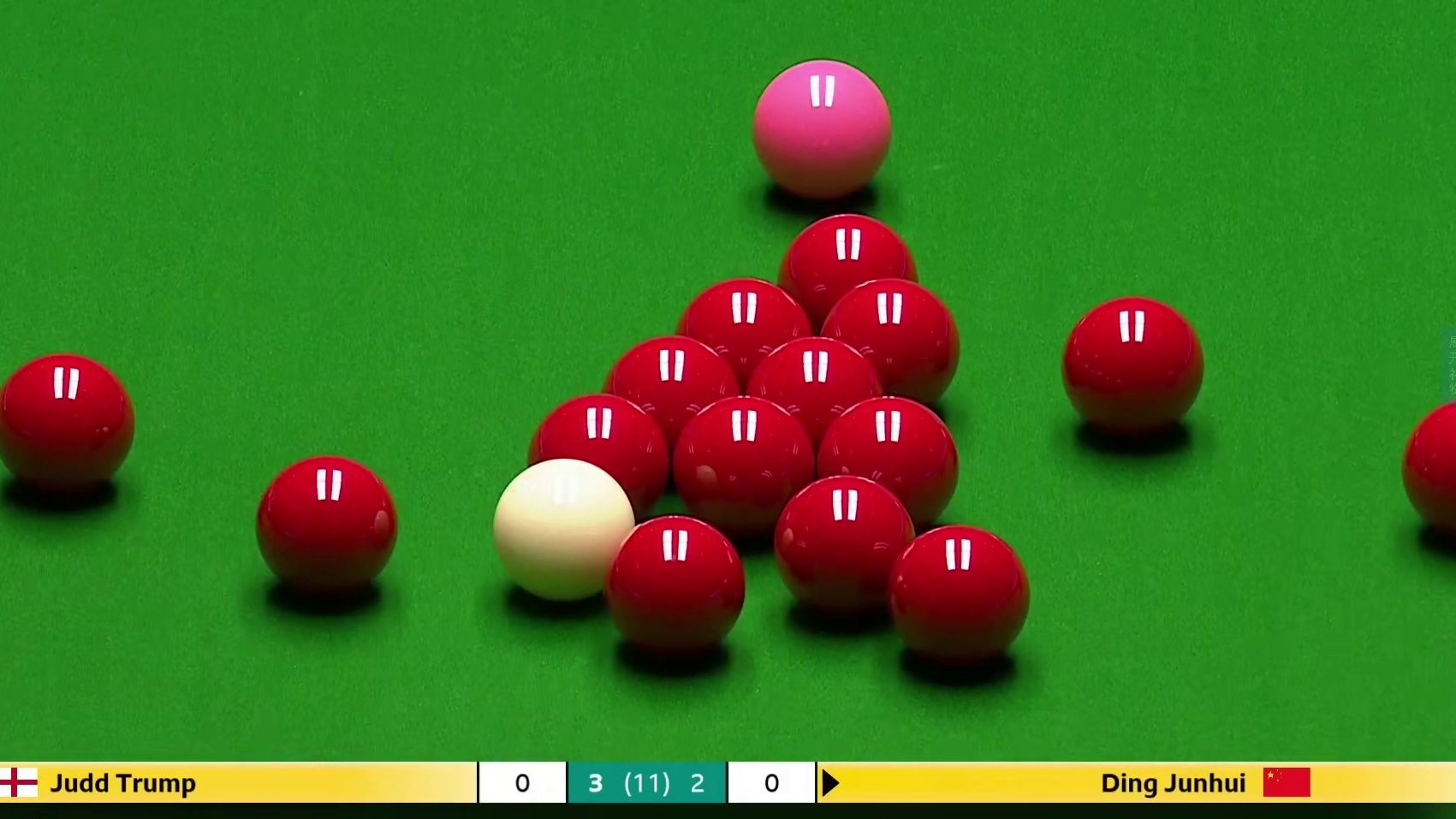 斯诺克英国锦标赛八强赛：丁俊晖vs特鲁姆普