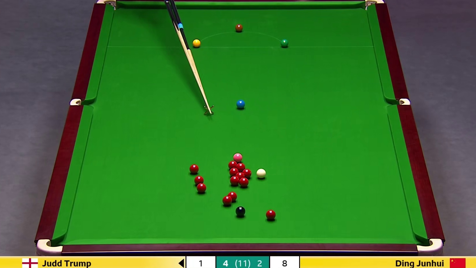 斯诺克英国锦标赛八强赛：丁俊晖vs特鲁姆普