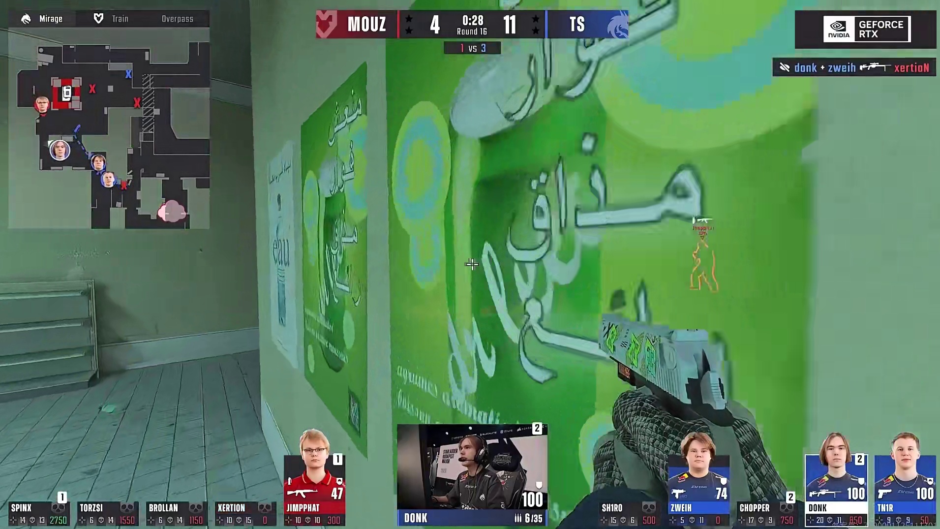 Chopper FN57小道双杀破局和donk沙鹰爆头+鸟狙翻盘