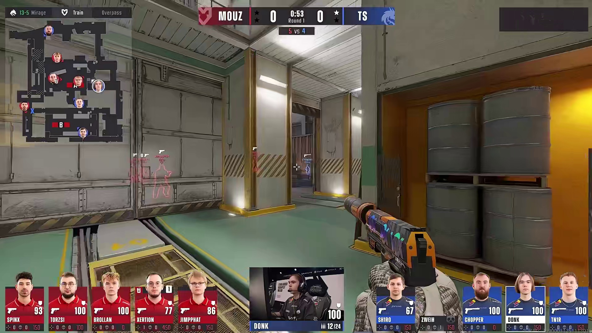 【回放】MOUZ vs Spirit-2 布达佩斯Major2025