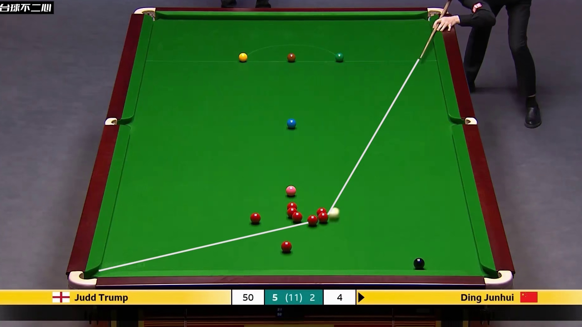 连赢6局进四强！小特手感火热准的离谱，丁俊晖失误不断止步8强 #斯诺克 #丁俊晖 #特鲁姆普 #英锦