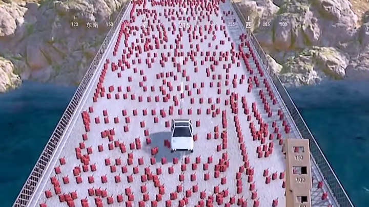 1万个汽油桶堵桥