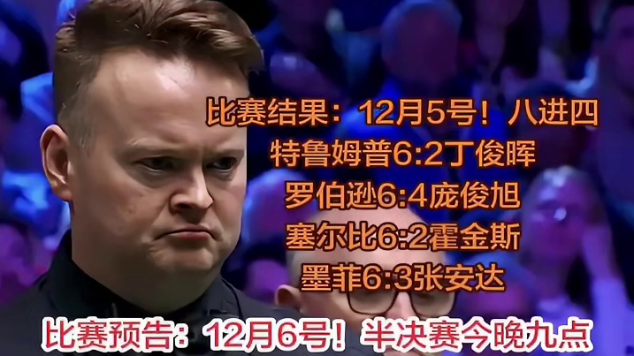 2025斯诺克英锦赛！中国军团全军覆没！