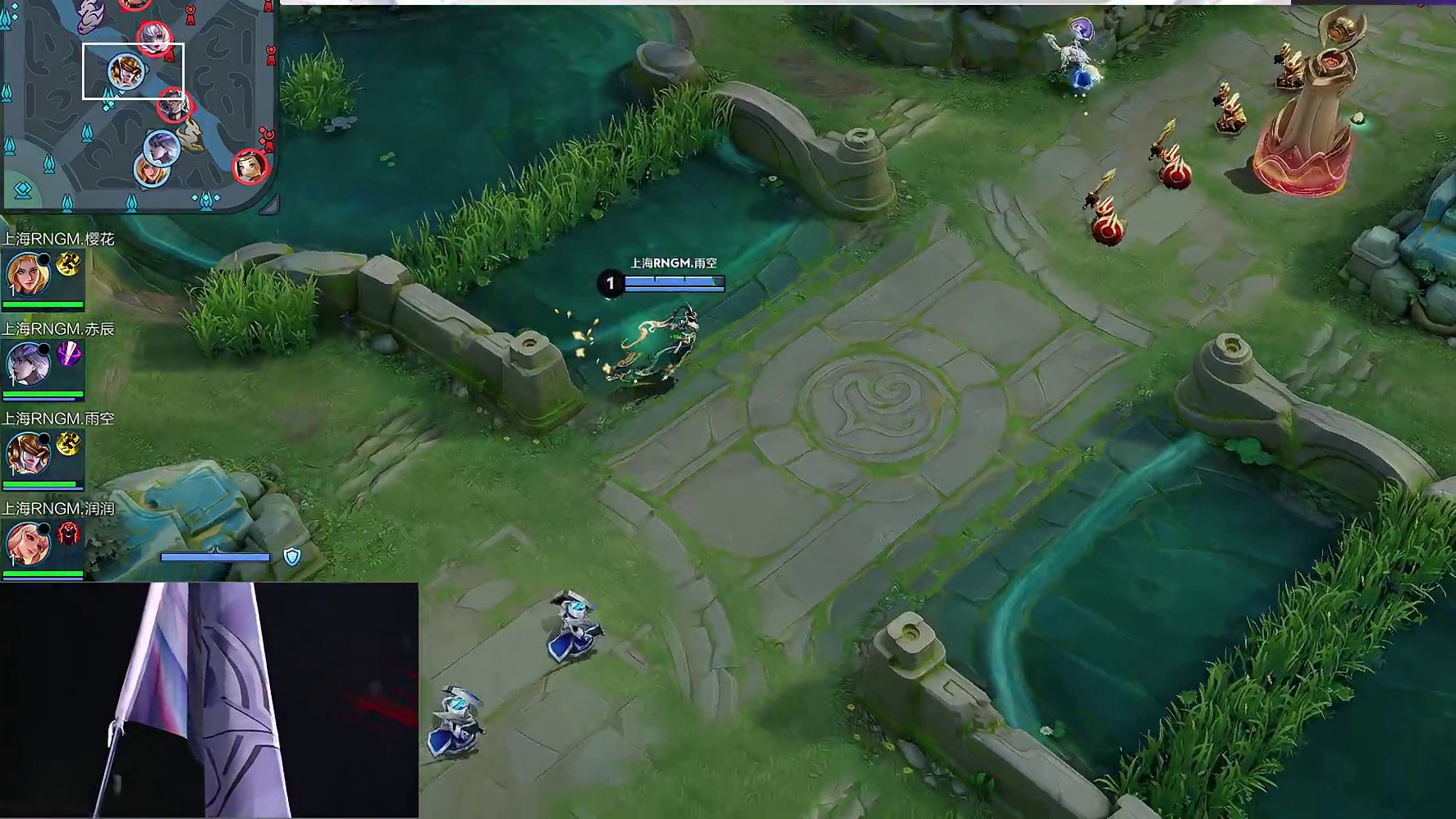 【第一局】开局RNG.M灵性布置击杀达摩拿下一血