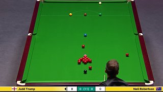 2025斯諾克英錦賽半決賽！特魯姆普VS羅伯遜，第一局上！