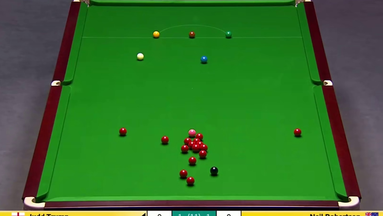 2025斯诺克英国锦标赛：特鲁姆普vs罗伯逊