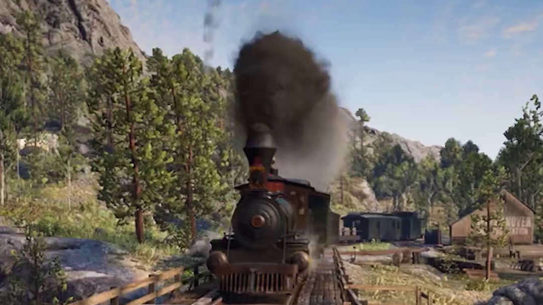 火车把牛撞下桥