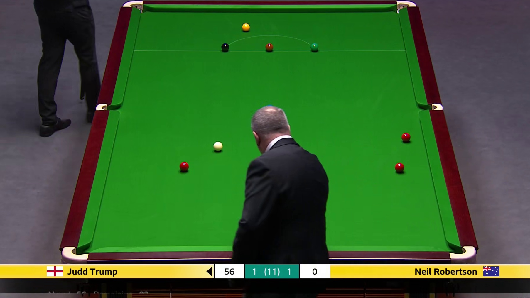 2025英锦赛半决赛！特鲁姆普VS罗伯逊，第3局下