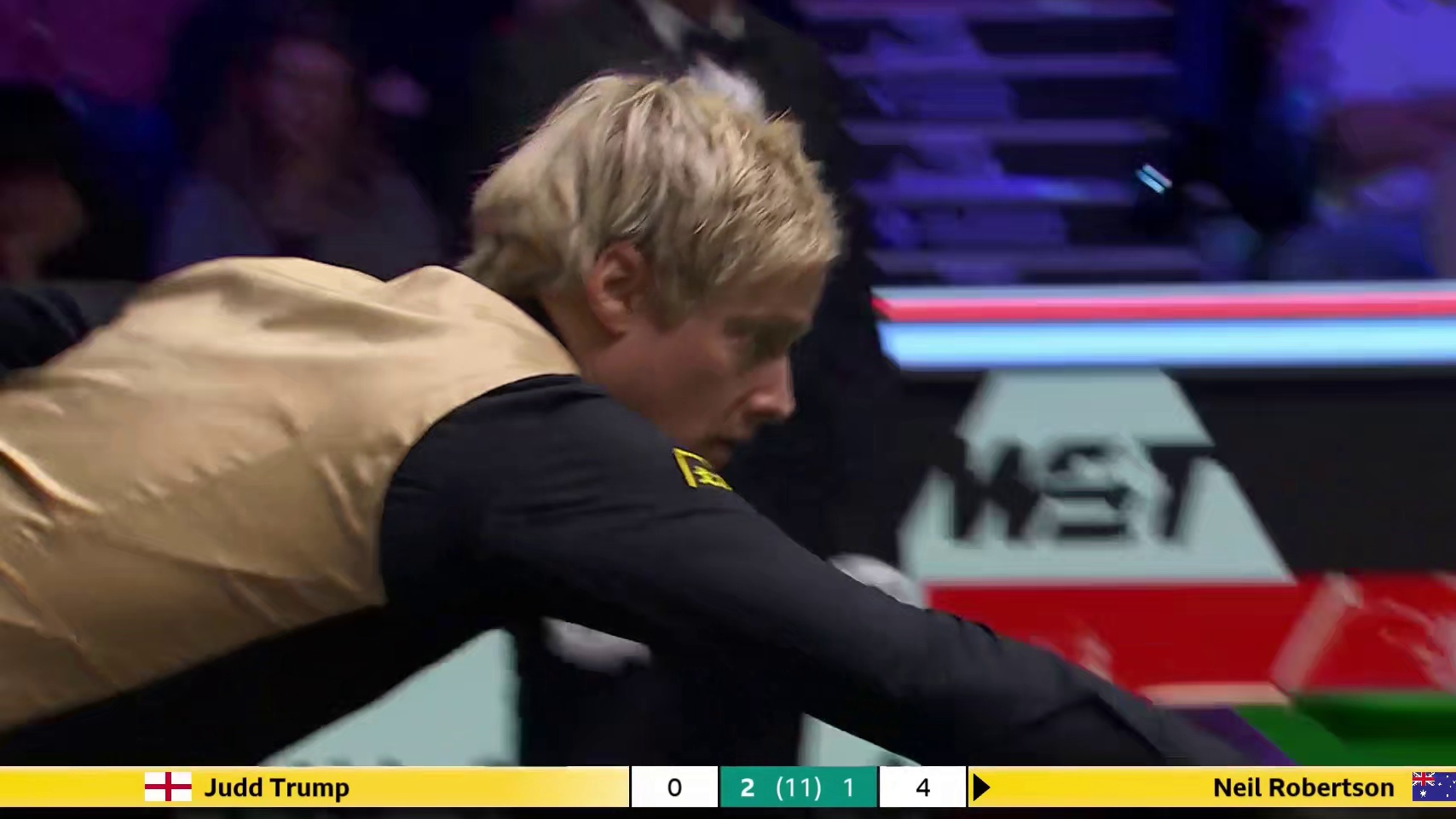 2025英锦赛半决赛！特鲁姆普VS罗伯逊，第四局上