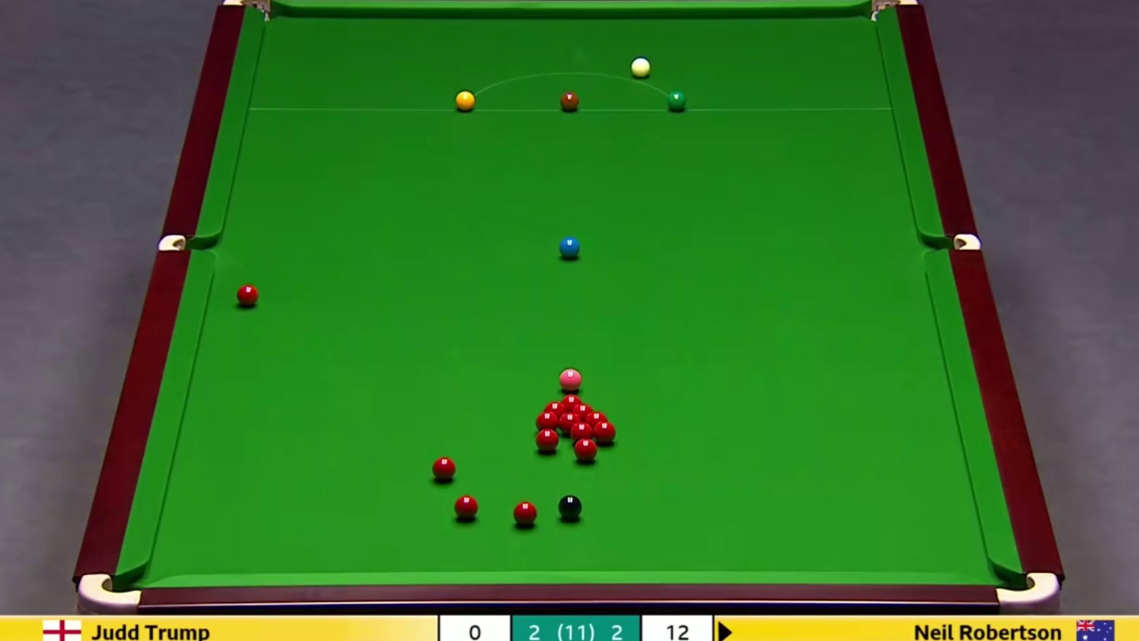 2025斯诺克英国锦标赛：特鲁姆普vs罗伯逊