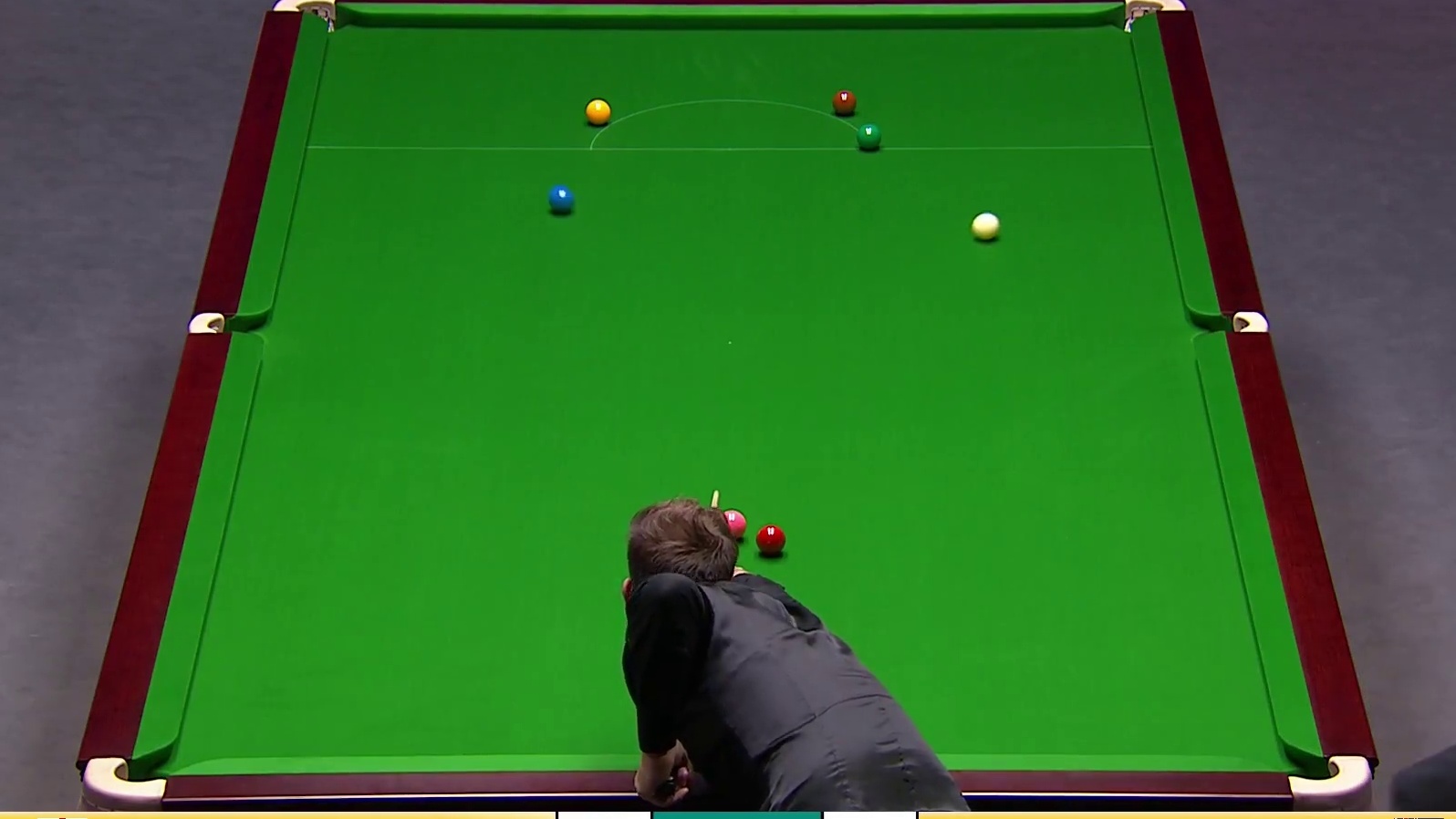 2025英锦赛半决赛！特鲁姆普VS罗伯逊，第四局上演无解斯诺克对轰盛宴