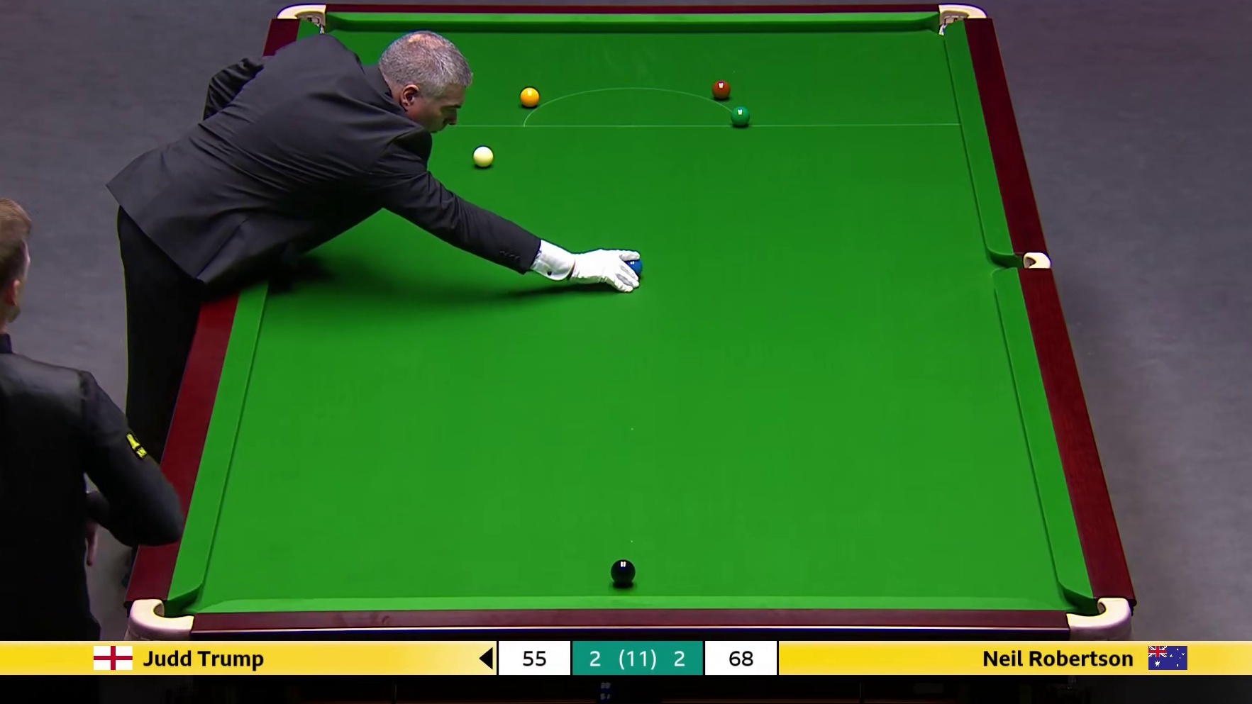 2025英锦赛半决赛！特鲁姆普VS罗伯逊，火力全开对拼准度