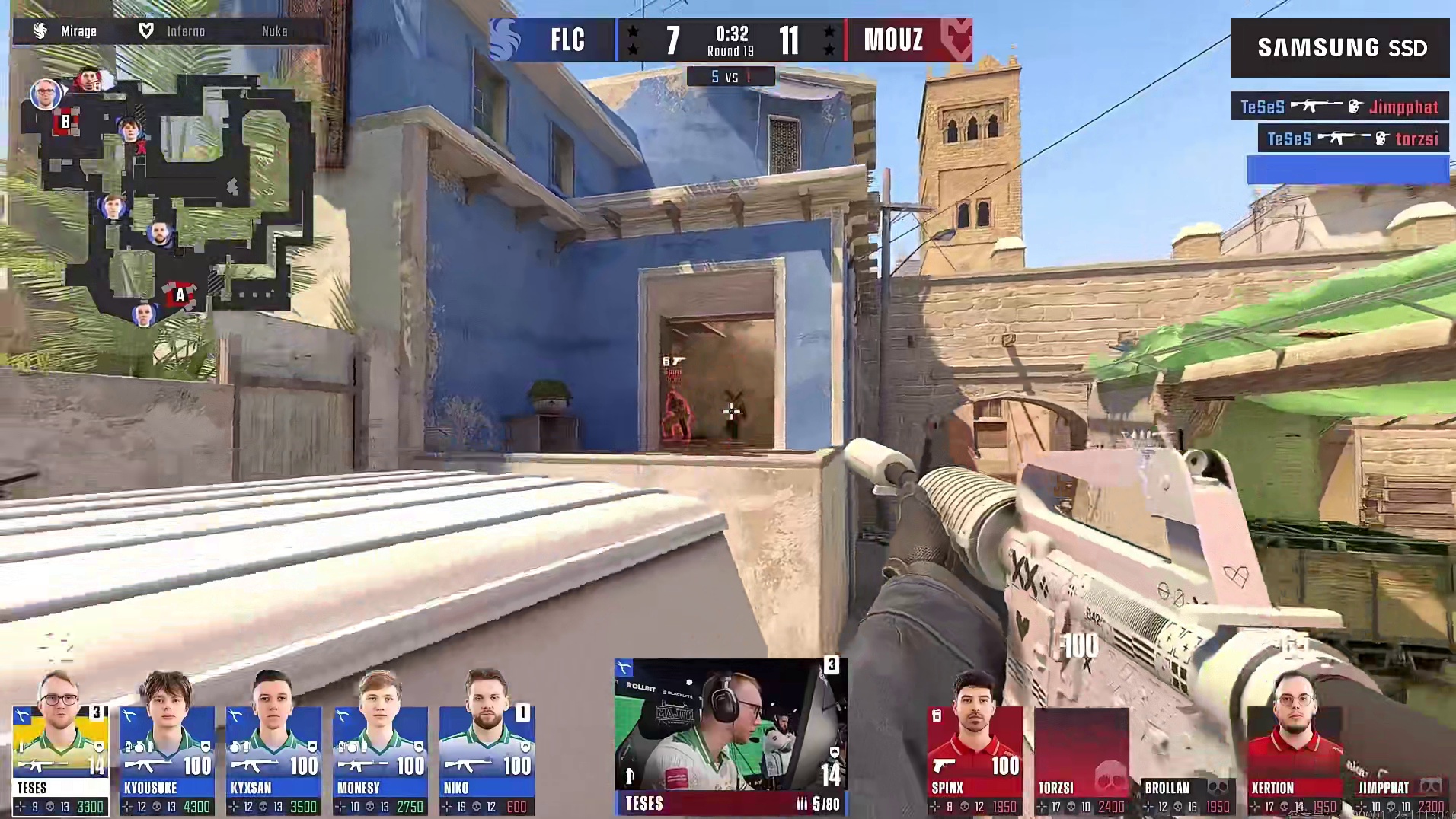 TeSeS 20发子弹4个爆头稳守B2楼