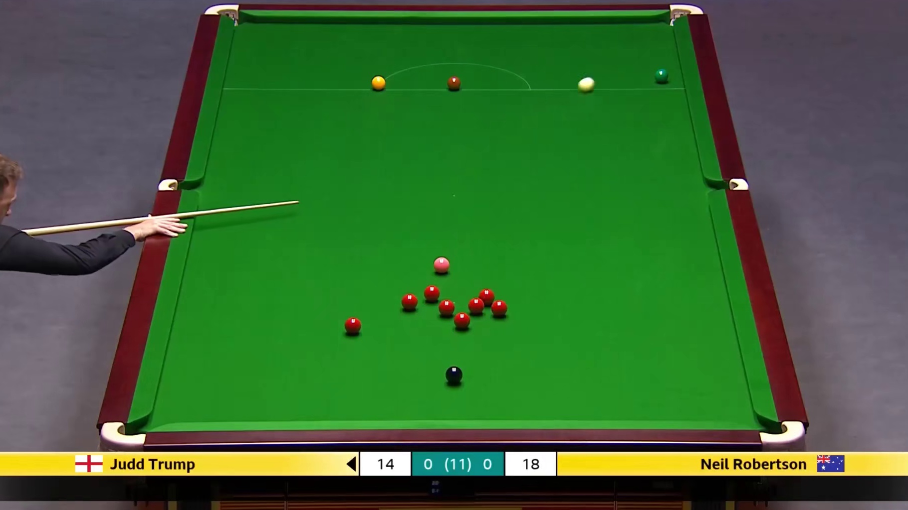 特鲁姆普挺进英锦赛决赛！6-3战胜罗伯逊，距卫冕成功只差一步 #台球 #斯诺克 #特鲁姆普 #202