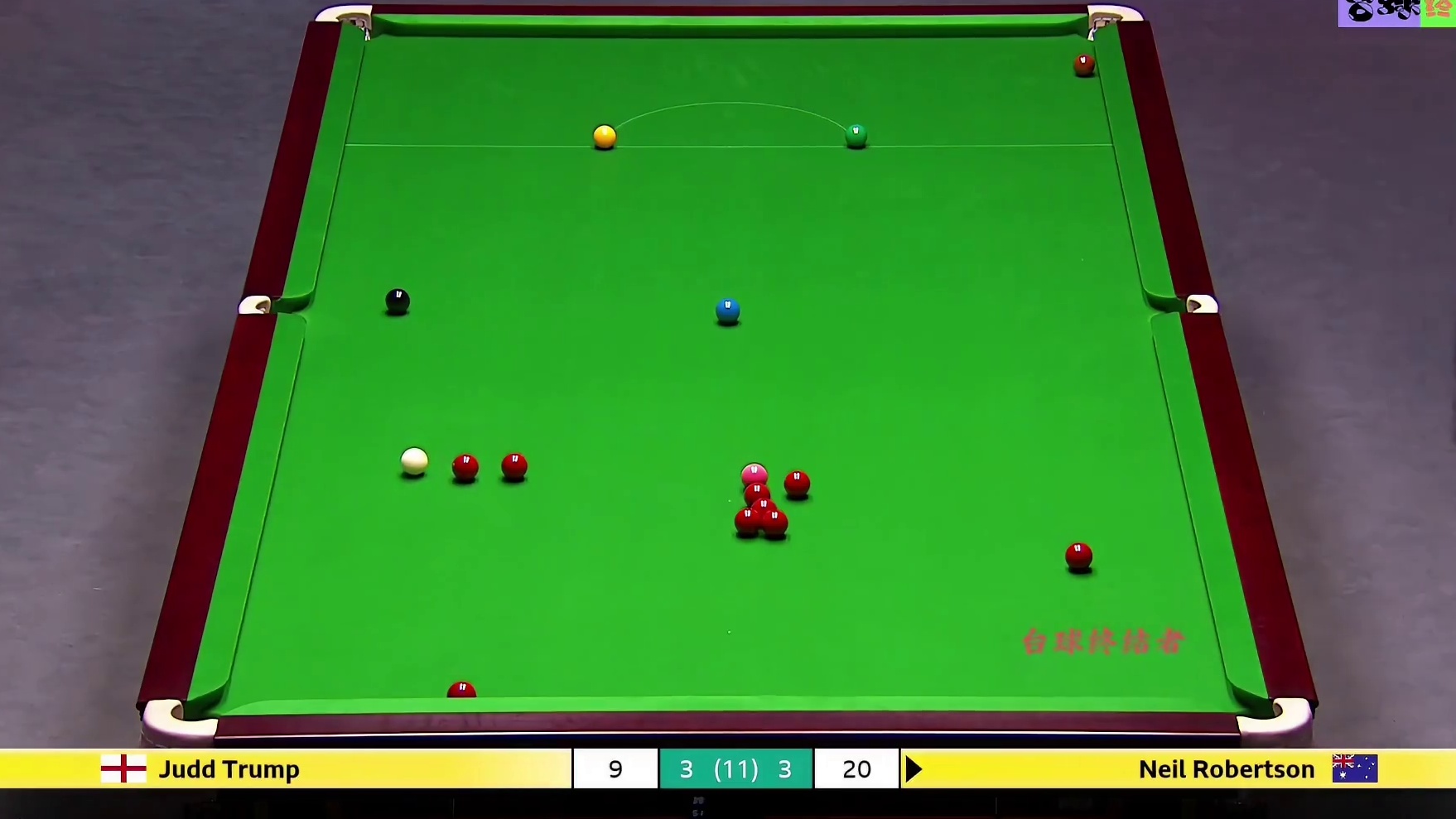 25英锦赛半决赛！小特封神斯诺克绝杀！罗伯逊被折磨崩溃 #英锦赛