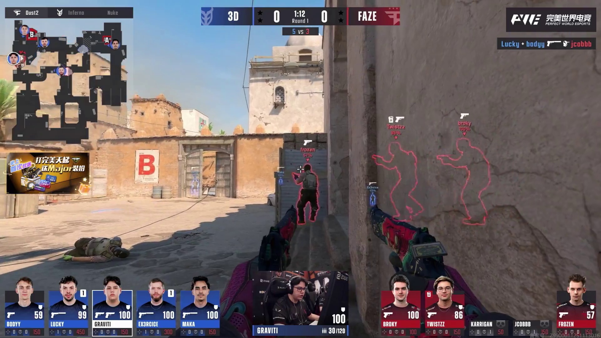 '放长线钓大鱼'！Graviti手枪局三杀