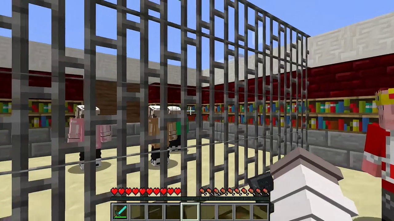 我的世界:逃离数学老师345 拯救猪神 #玩游戏