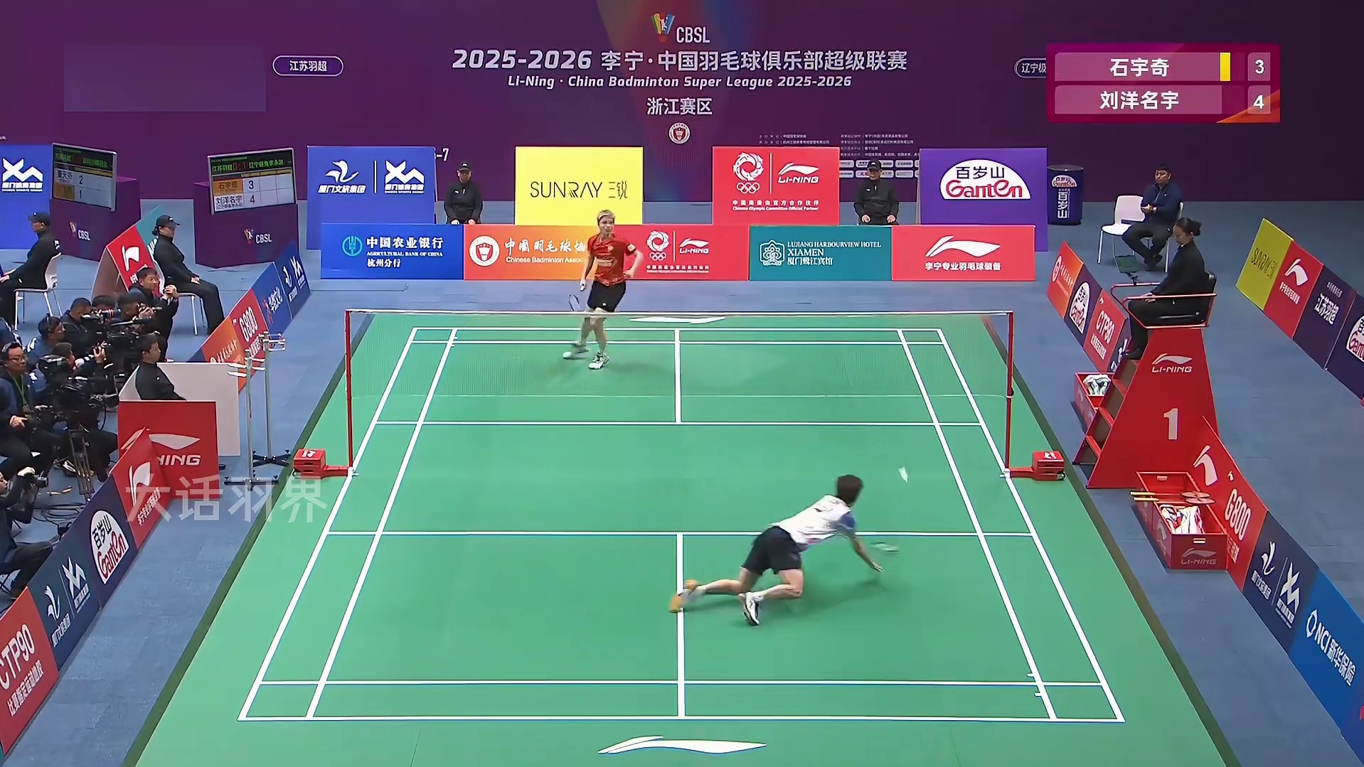 千呼万唤的石宇奇和安东森的两场比赛，让我有两个万万没想到！ 石宇奇VS刘洋名宇，安东森VS孟令昊#羽