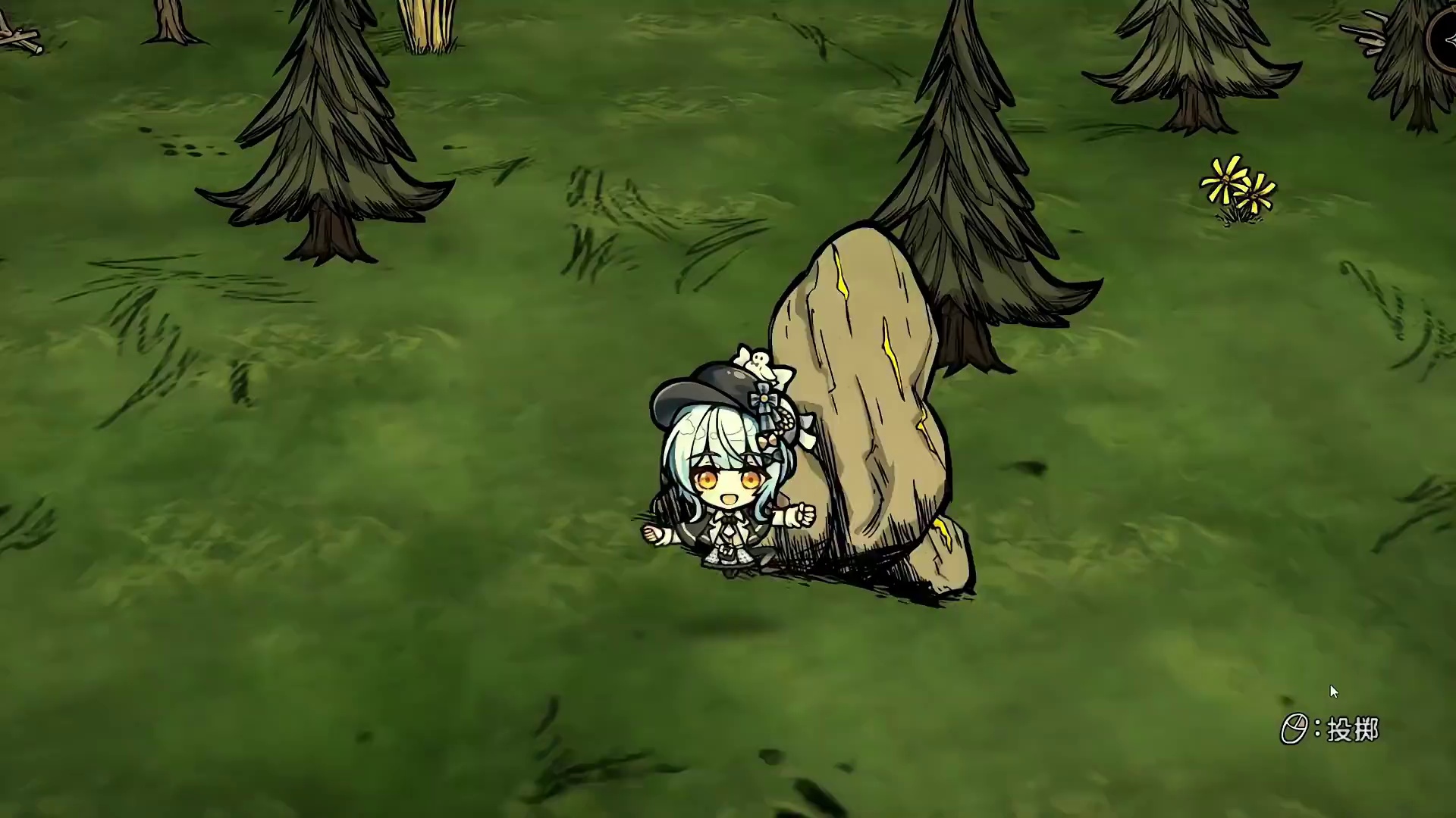 饥荒联机版模组：天生神力橘雪莉手拿猪房炸猪 #饥荒 #游戏 #游戏实况