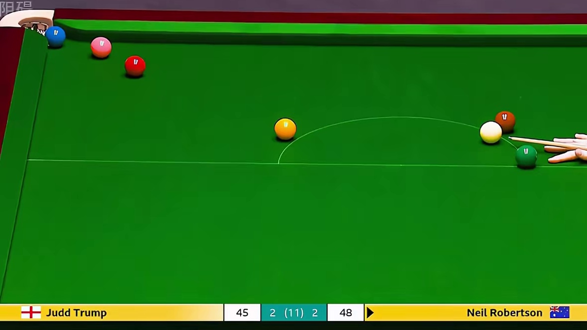 斯诺克最新比赛！特鲁姆普vs罗伯逊残暴防守局，斯诺克连翻上演