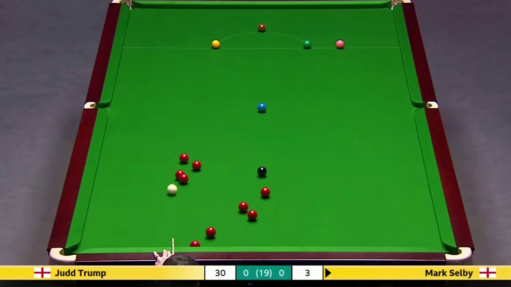 2025斯诺克英国锦标赛；特鲁姆普vs塞尔比