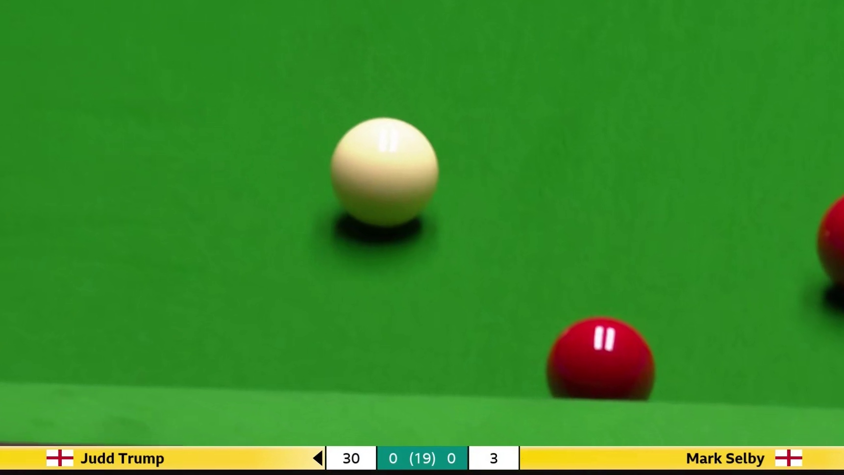 2025斯诺克英锦赛决赛！特鲁姆普VS塞尔比，第二局中！