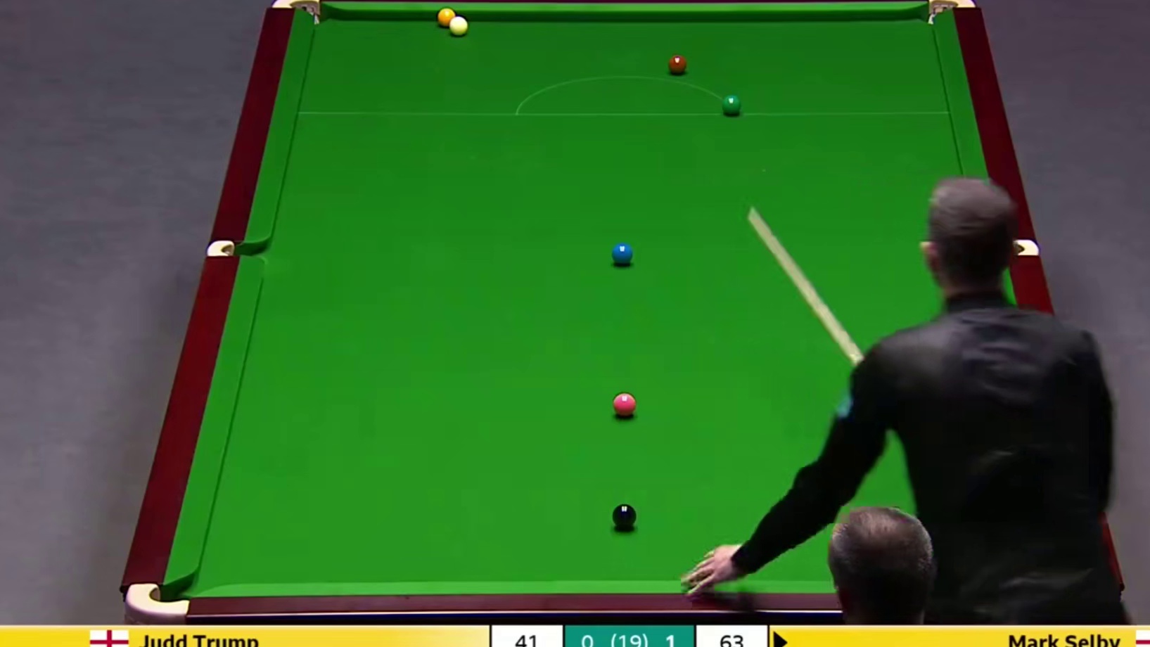 2025斯诺克英国锦标赛；特鲁姆普vs塞尔比