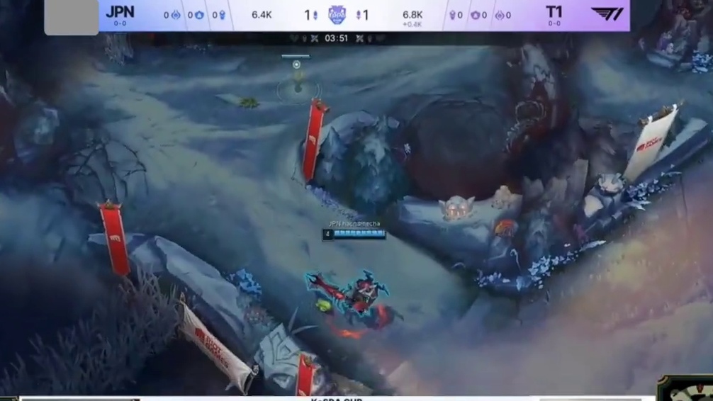 T1vsJPN速看G1：T1二十六分钟速通JPN Peyz伊泽瑞尔拿下MVP