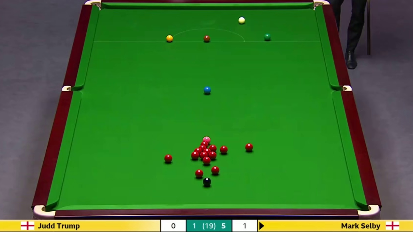 2025斯诺克英国锦标赛；特鲁姆普vs塞尔比