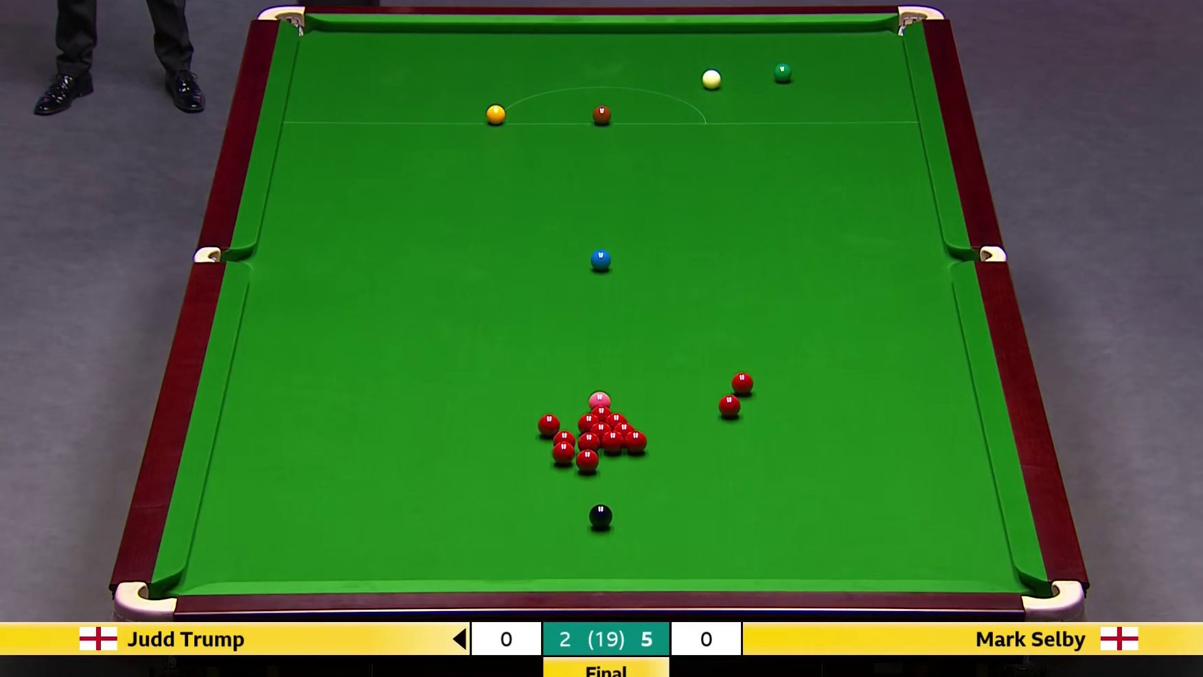 2025英锦赛决赛！赛比尔VS特鲁姆普。第八局