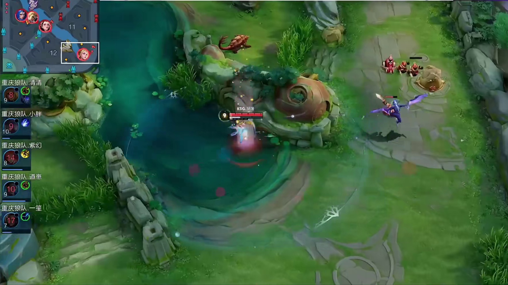 狼队被KSG打炸了，清清上头，小胖被句号对位，流浪真的C #