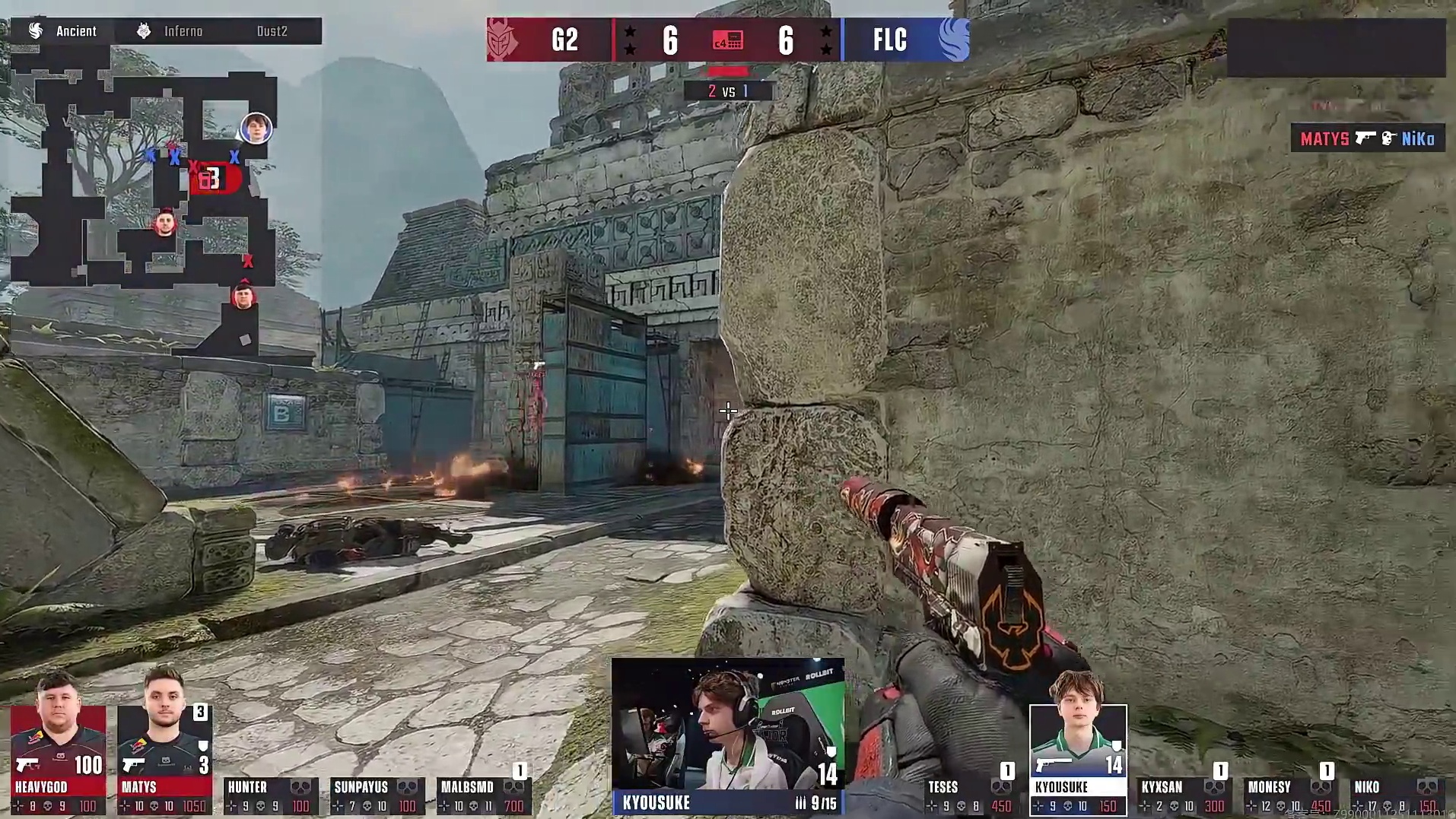 MATYS三连杀断绝回防可能