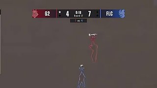 孩神連續(xù)兩槍混煙盲狙名場(chǎng)面#csgo馬西西 #csgo