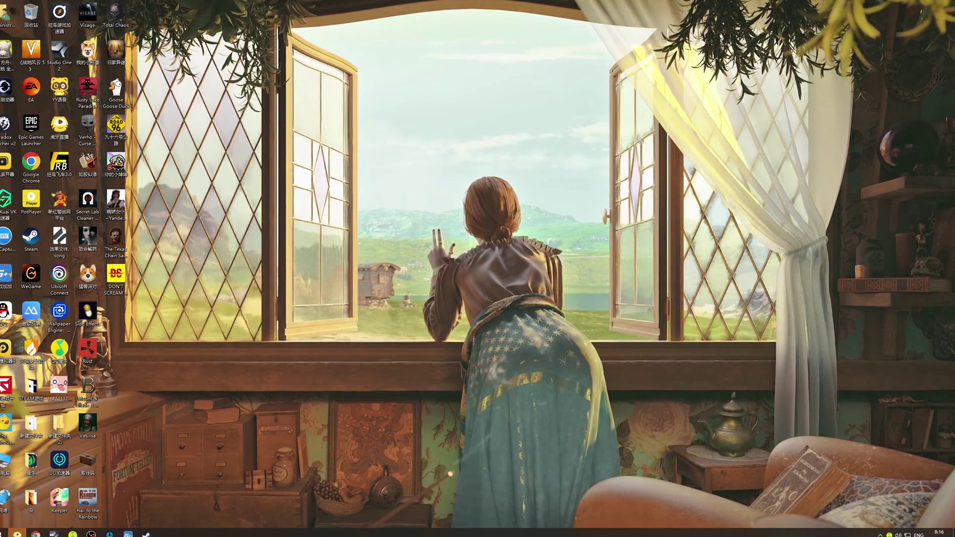 坤哥水友家中探险，老外没曹完我来曹