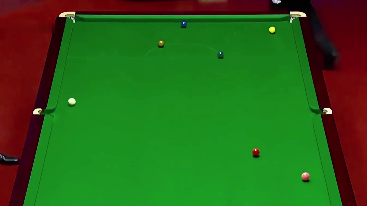 塞尔比戏谑赵心童，将七颗红球全部打死