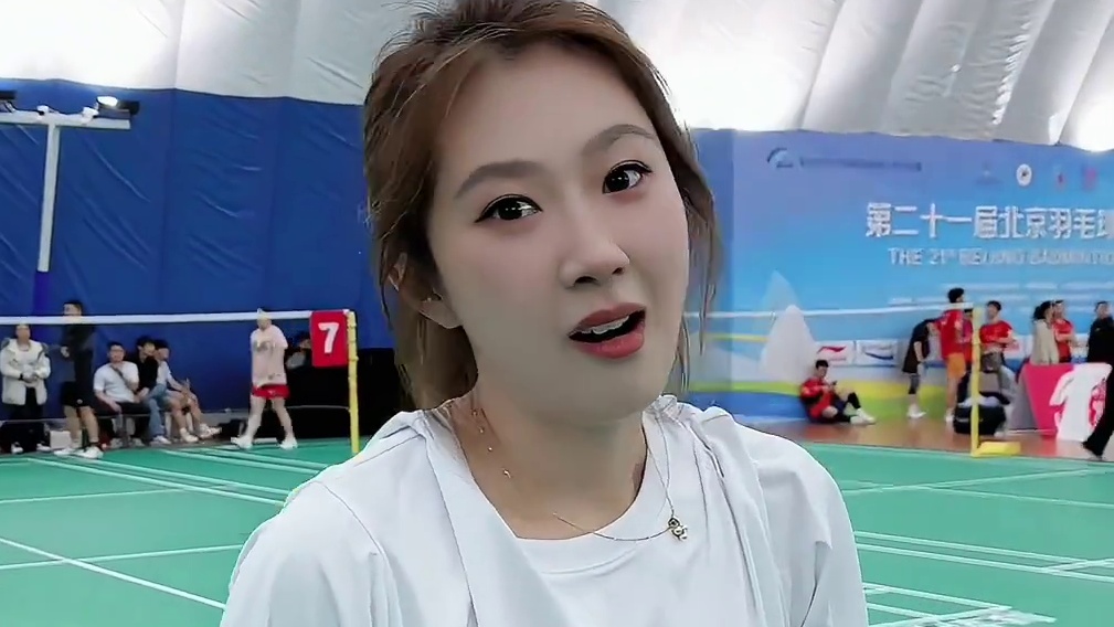 对手绰号“北航戴资颖”，确实有点厉害 #北京羽毛球公开赛