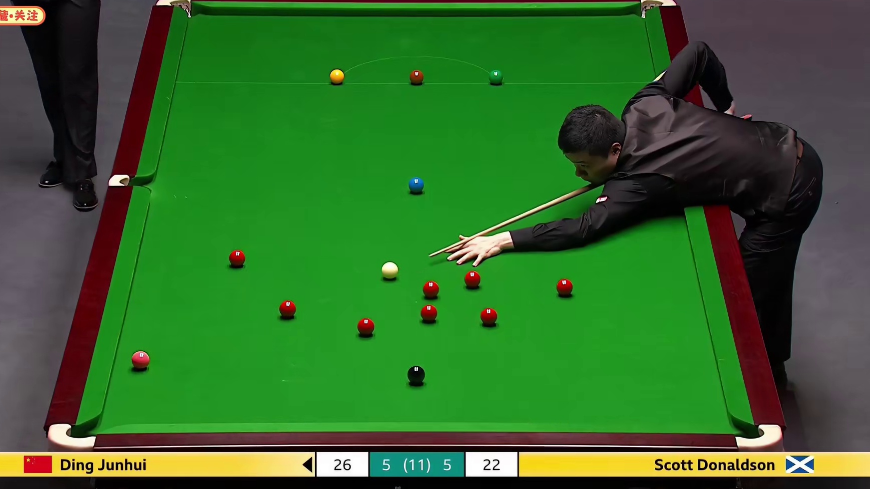 丁俊晖6-5唐纳森，决胜局力抗重压破百，霸气晋级英锦赛8强！