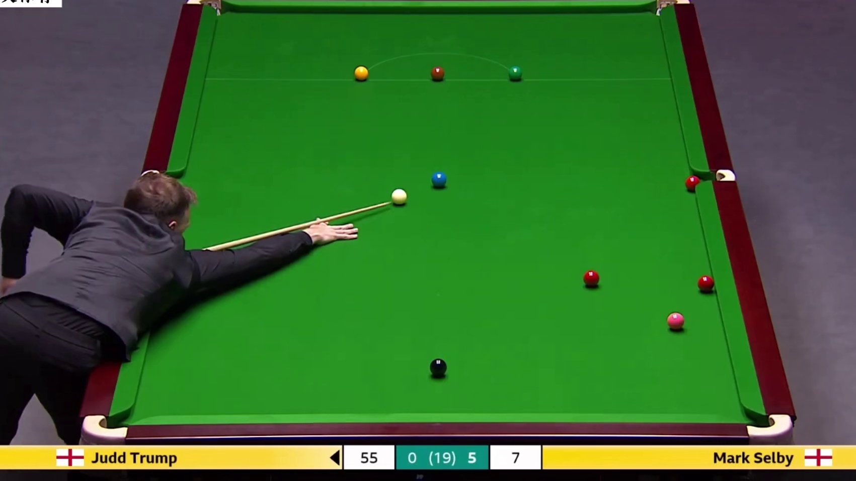 2025英锦赛：连输五局开启反击，特鲁姆普疯狂杆法秀拿下开门红