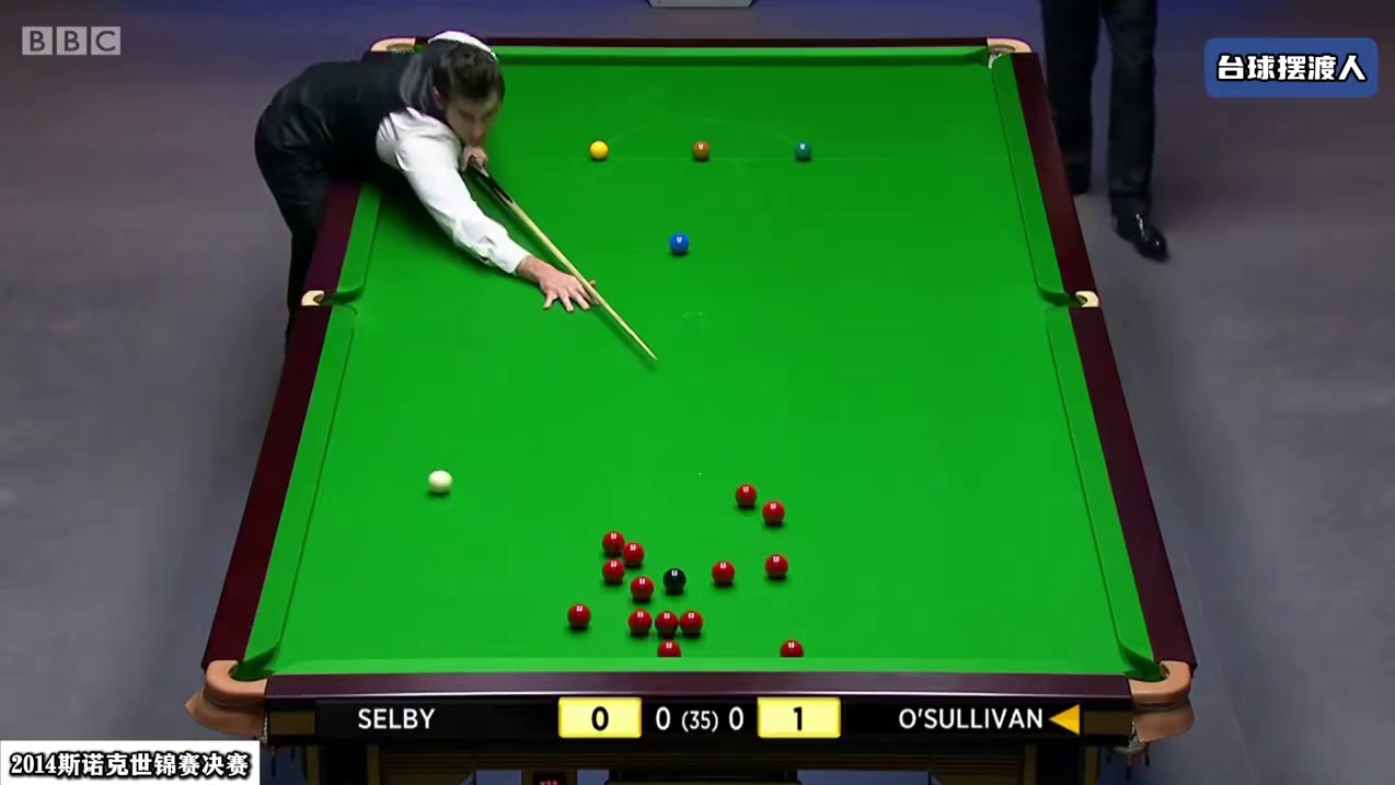 2014世锦赛决赛复盘：火箭极高难度单杆制胜给塞尔比施压 #斯诺克 #台球 #奥沙利文 #塞尔比 #