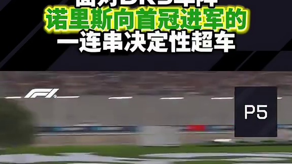 回顾诺里斯通向世界冠军路上的一连串决定性超车#F1 #诺里斯