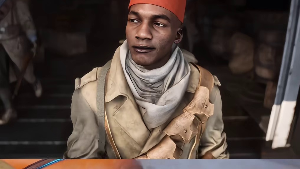 战地5里面的黑人士兵伙食有些什么