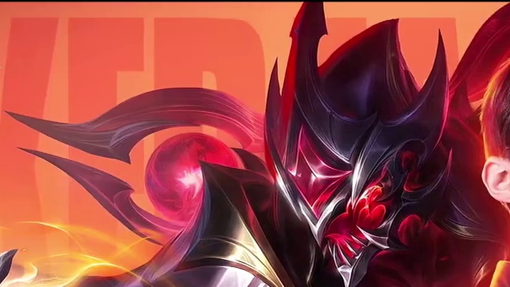 手游xFaker联名皮肤【魔王圣铠 劫】原画曝光！#lol手游金辉凯歌 #lol手游致敬传奇系列 #