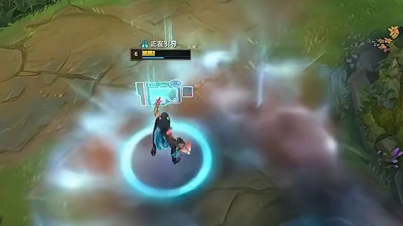 巨魔就站着不动，让阿克尚自己动就可以