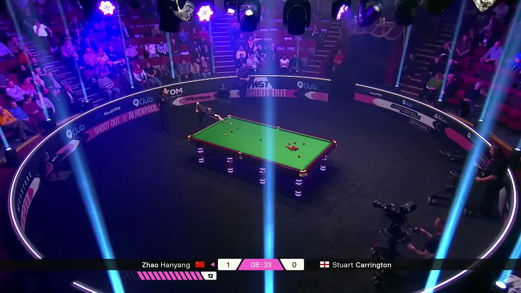 2025斯诺克单局限时赛！赵瀚洋VS卡灵顿