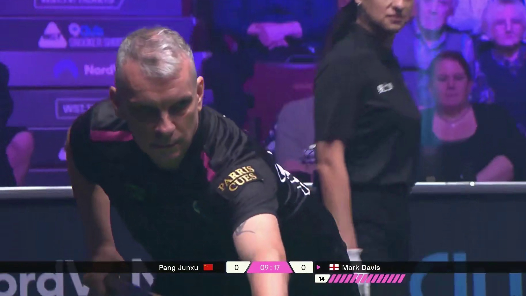 2025斯诺克单局限时赛！庞俊旭VS戴维斯