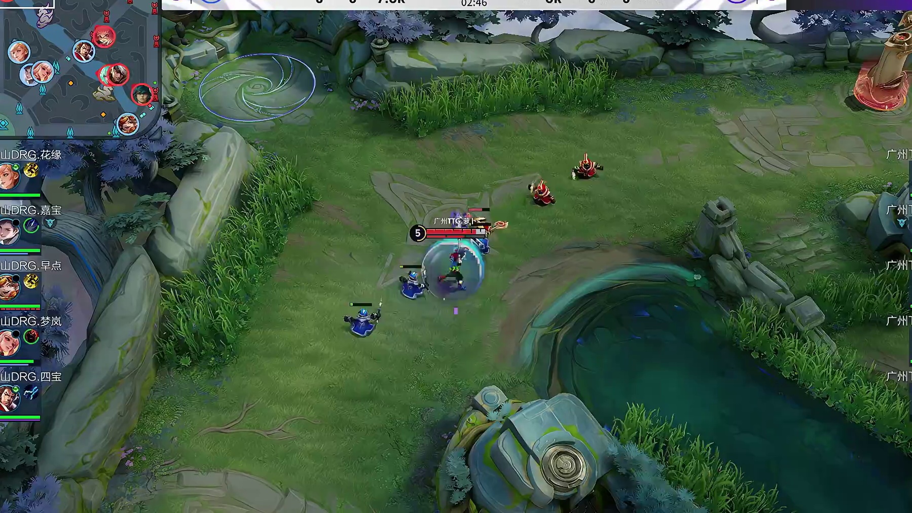 【第一局】狂铁传送中路，配合队友击杀梦岚孙尚香