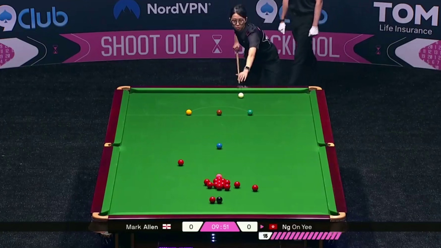 2025斯诺克单局限时赛：吴安仪vs艾伦